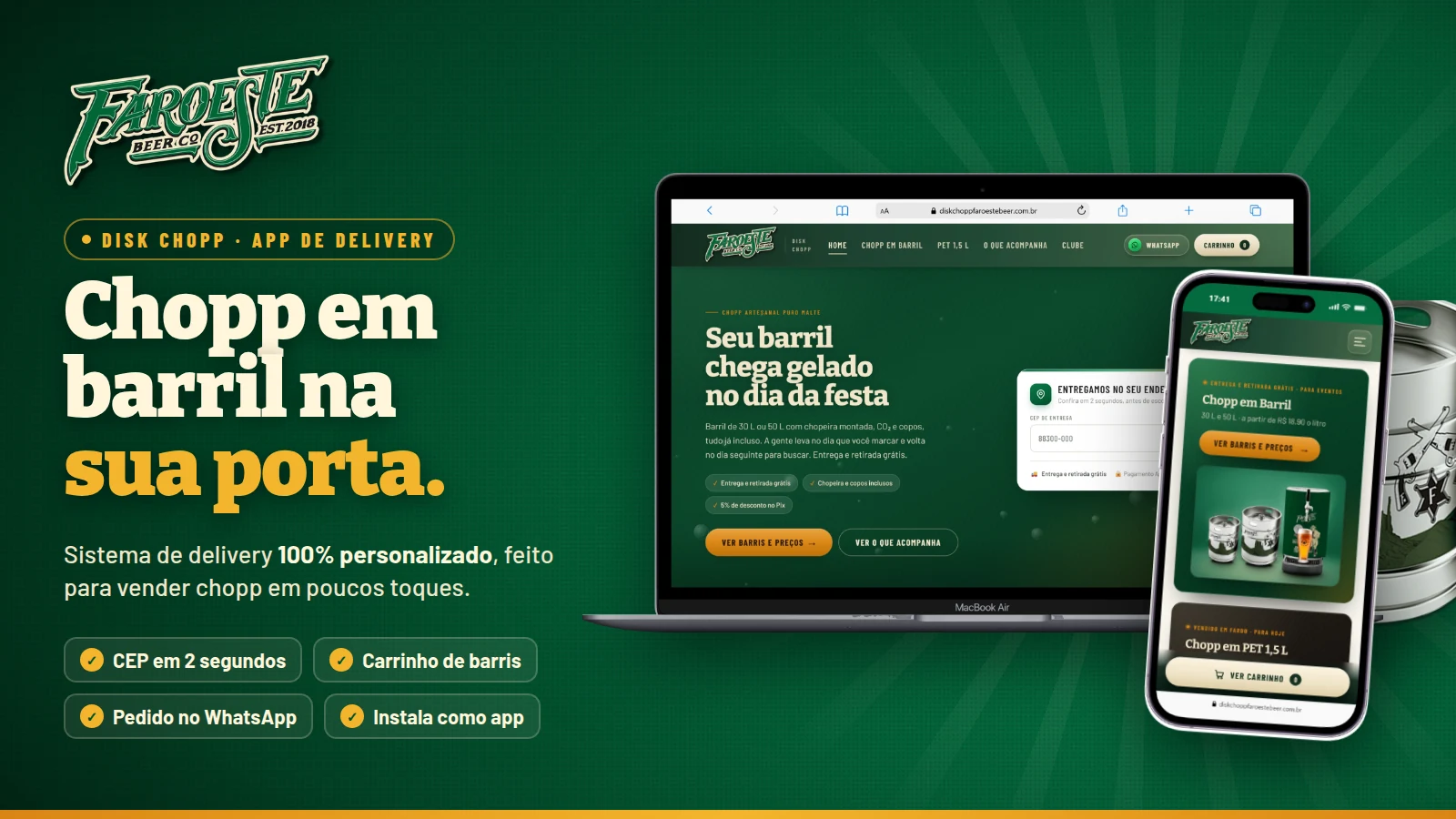 Tela do projeto Sistema de Delivery Pesronalidado