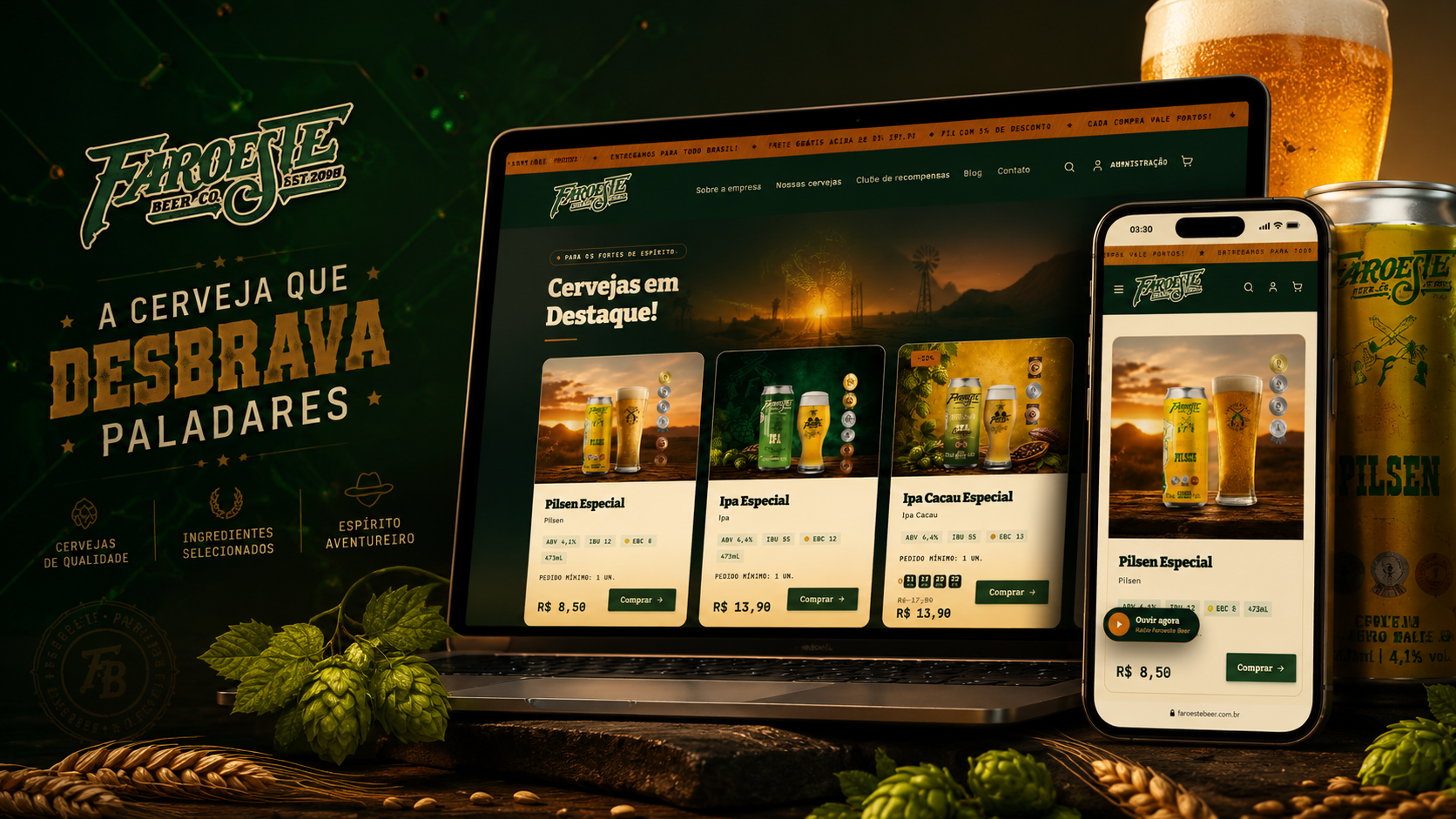 Tela do projeto E-commerce Personalizado
